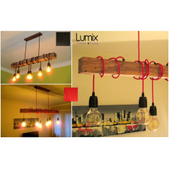 Poutre lumineuse bois de chêne massif
