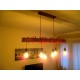 Solid oak wood lighting