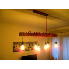 Poutre lumineuse bois de chêne massif