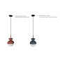 PRIVÉE PRO C3 : 3 Suspensions sur-mesure complète avec ampoule LED porcelaine