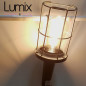 Lampe baladeuse ou suspension vintage avec cage acier année 1970 remise en conformité Lampe baladeuse ou suspension vintage avec cage acier année 1970 remise en conformité