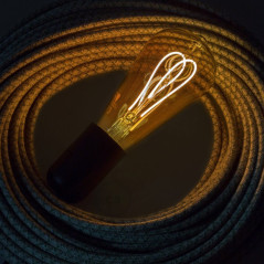 Lampe baladeuse avec cage acier année 1970 remise en conformité