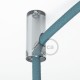 OCTOPUS 5 multi suspension satin stainless steel finish - Soft textile cable