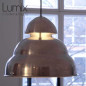 Suspension métal aluminium brossé style industrielle Bamag lamp U7 - Réédition