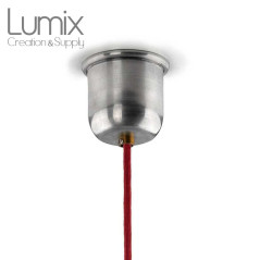 Suspension métal aluminium brossé style industrielle Bamag lamp U7 - Réédition