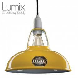 Coolicon® Original pendant light dark yellow enamelled small size
