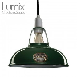 Coolicon® Original pendant light dark green enamelled small size