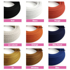 Suspension Harbour version Prestige sur-mesure - Abat-jour 5 couleurs au choix