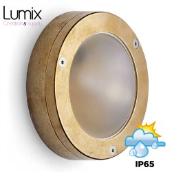 Shallow brass light - IP65