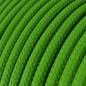 Lampe à suspendre type baladeuse porte-douille métal lisse Perle noire de Tahiti - Câble textile Vert Lime effet soie Lampe à suspendre type baladeuse porte-douille métal lisse Perle noire de Tahiti - Câble textile Vert Lime effet soie