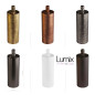 Suspension multiple 3 lampes - Douilles longues en métal et câble textile Suspension multiple 3 lampes - Douilles longues en métal et câble textile