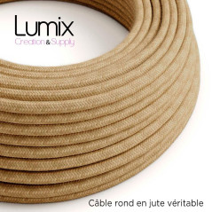 Câble jute véritable - Lumix Creation