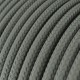 Câble textile gris