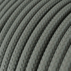 Câble textile gris