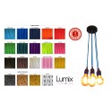 Pendant light cluster 7 E27 sockets - bakelite or thermoplastic socket, smooth or with ring