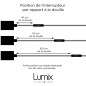 Lampe à suspendre type baladeuse porte-douille métal lisse Inox satiné - Câble textile Whiskey effet soie Lampe à suspendre type baladeuse porte-douille métal lisse Inox satiné - Câble textile Whiskey effet soie
