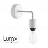 Applique murale étanche en silicone IP65 - lampe fixe à bagues - Blanc