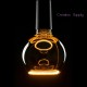 LED Globe G125 Clear Line Floating Bulb 8W Dimmbar 2200K