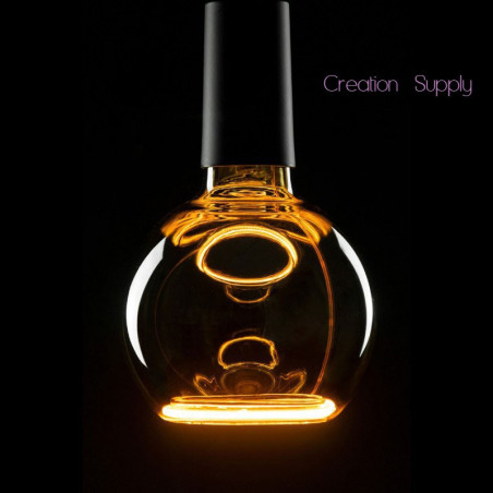 Ampoule LED Globe G125 Smokey Ligne Floating 6W Dimmable 1900K
