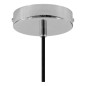 Suspension prisme ciment gris et finition métal Suspension prisme ciment gris et finition métal