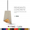 Pendant light grappe 7 douilles E27