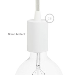 Porte-douille blanc brillant