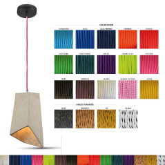 Nuancier de couleur de câble pour montage de votre suspension