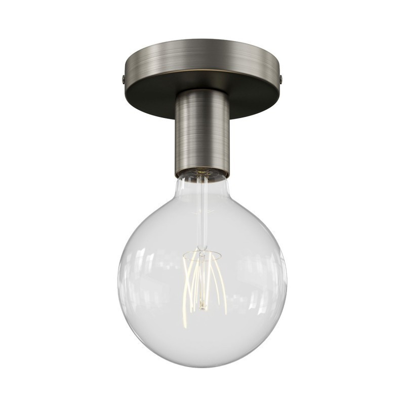 Lampe plafonnier ou en applique murale - Couleur métal Perle Noire