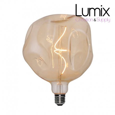 Golden Globe LED Licht Glühbirne G180 Spiral Filament 5W E27 Dimmbar 2000K