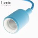 Pendant light simple porte-douille et rosace silicone
