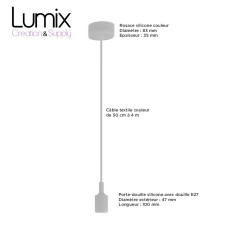 Schéma technique suspension silicone