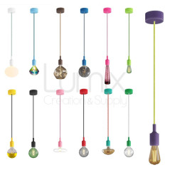 La collection suspension silicone couleur