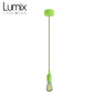 Suspension simple porte-douille et rosace silicone Vert clair Suspension simple porte-douille et rosace silicone Vert clair