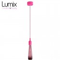 Single suspension holder and silicone rosette Fuschia