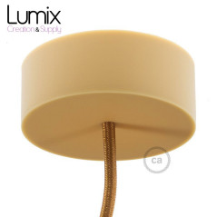 Suspension simple porte-douille et rosace silicone Noisette