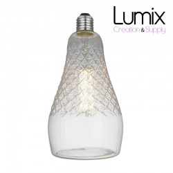 LED bulb Iris Clear Crystal Line 6W E27 Dimmable 2700K