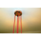 Suspension multiple type grappe 4 douilles E27 lisse