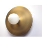 PRIVÉE PRO C1 : 2 Appliques disque doré 300 mm de diamètre avec douille E27 dorée PRIVÉE PRO C1 : 2 Appliques disque doré 300 mm de diamètre avec douille E27 dorée