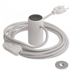 Lampe baladeuse Magnetico®-Plug 3 m de câble textile Noir