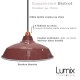 Pendant light Bistrot métal couleur au choix - Finition prestige