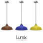 Suspension Bistrot métal véritable avec couleur au choix - Finition prestige