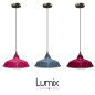 Suspension Bistrot métal véritable avec couleur au choix - Finition prestige