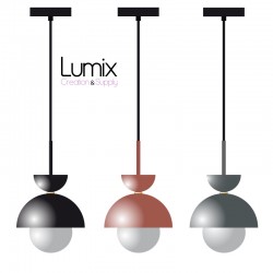 Pendant light dôme métal - Création sur commande