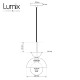 Pendant light dôme métal - Création sur commande
