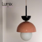 Luminaire en suspension dômes métal - Création sur commande Luminaire en suspension dômes métal - Création sur commande