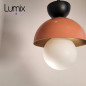 Luminaire en suspension dômes métal - Création sur commande Luminaire en suspension dômes métal - Création sur commande