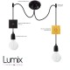 Private - Double porcelain pendant light - E27 socket
