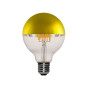 Ampoule LED Globe G95 Demi Sphère dorée 7W E27 Dimmable 2700K Ampoule LED Globe G95 Demi Sphère dorée 7W E27 Dimmable 2700K