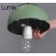 Enamelled mushroom lampshade pendant light 1960 -