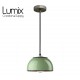 Enamelled mushroom lampshade pendant light 1960 -